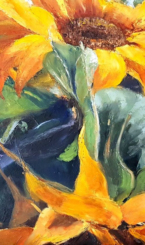 Sun flowers by Olga Egorov
