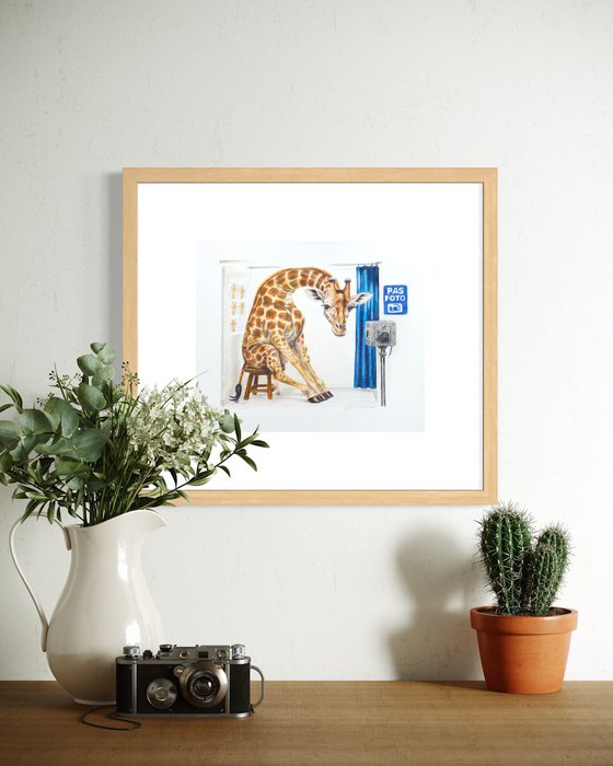 Digital Exposure - Colored Pencil Drawing