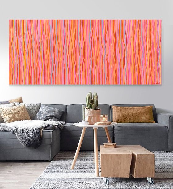 Electric Funk- 200 x 85cm acrylic on canvas