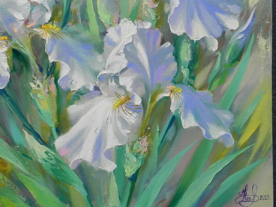 "Irises" Original art