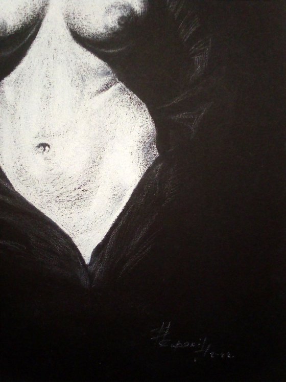 Nude noir #266 (21X29)cm