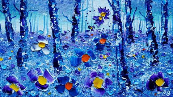 "Violet Forest & Flowers in Love"