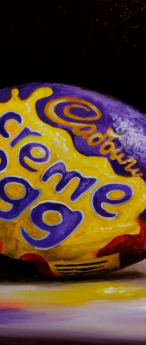 Large Creme Egg by Jane Palmer Art