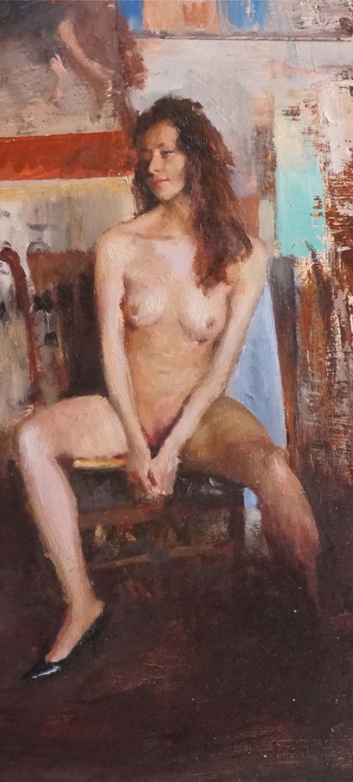 Julya in studio by Manuel Leonardi