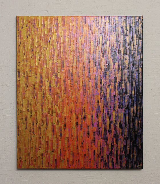 Gold orange pink gradient