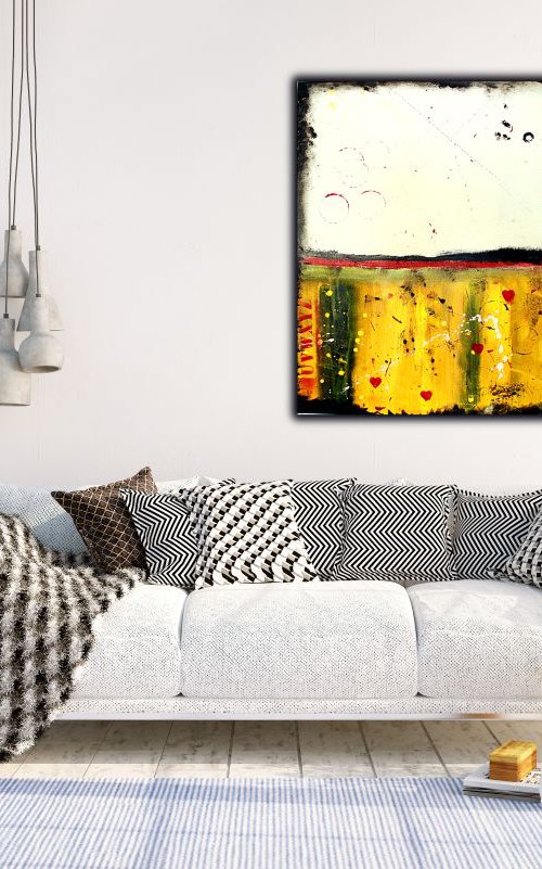 Hard Love - Abstract Art by Branisa Beric