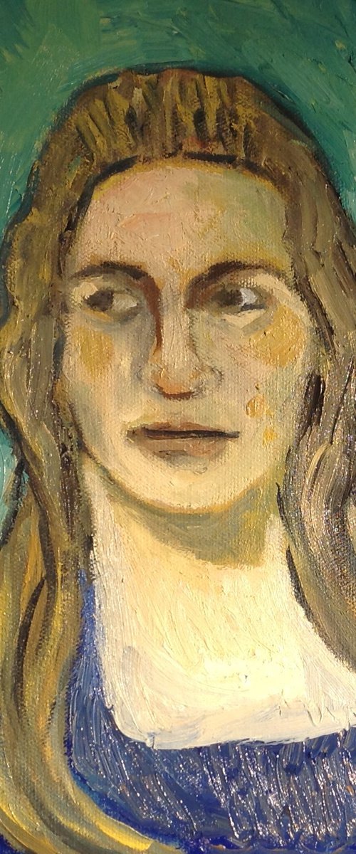 Portrait of young woman by Angus  MacDonald