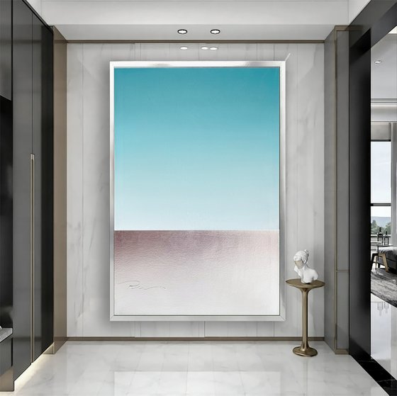 Soft Minimalist Turquoise Sea