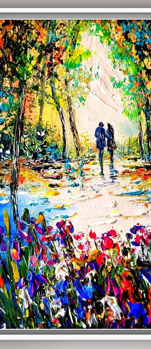Romantic walk by Evelina Vine