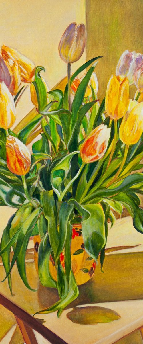 Tulips by Liudmila Pisliakova