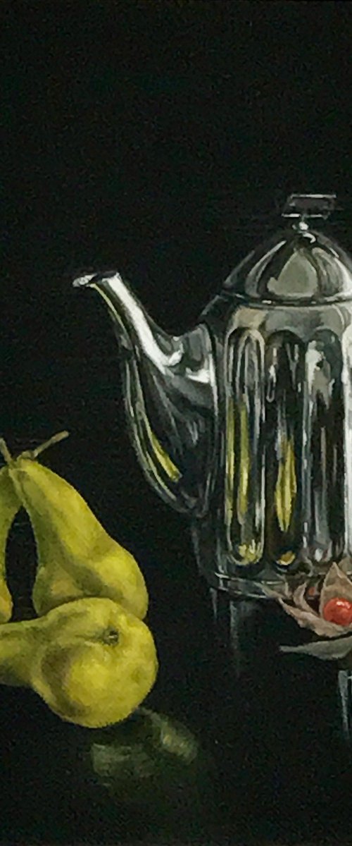 Chrome & Pears by Marina Deryagina