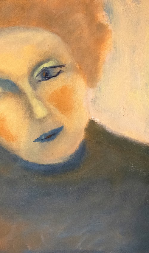 Study of a woman portrait LXXVIII by Paola Consonni