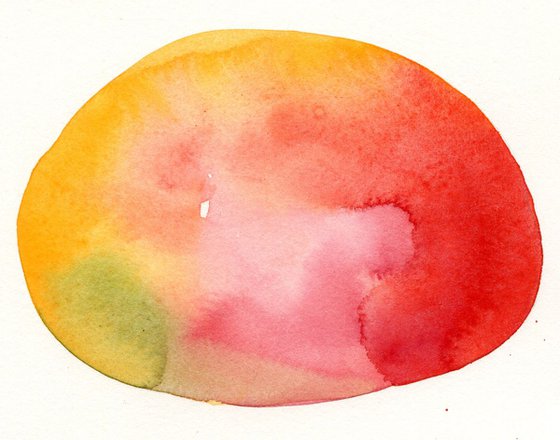 Original Watercolour Painting of an Alphonso Mango