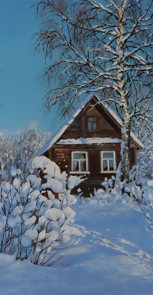 Winter Country Landscape by Natalia Shaykina