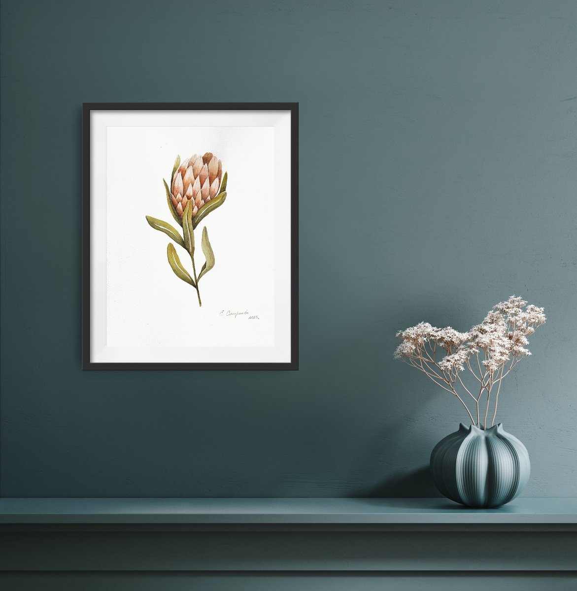 Protea Flower by Evgenia Smirnova