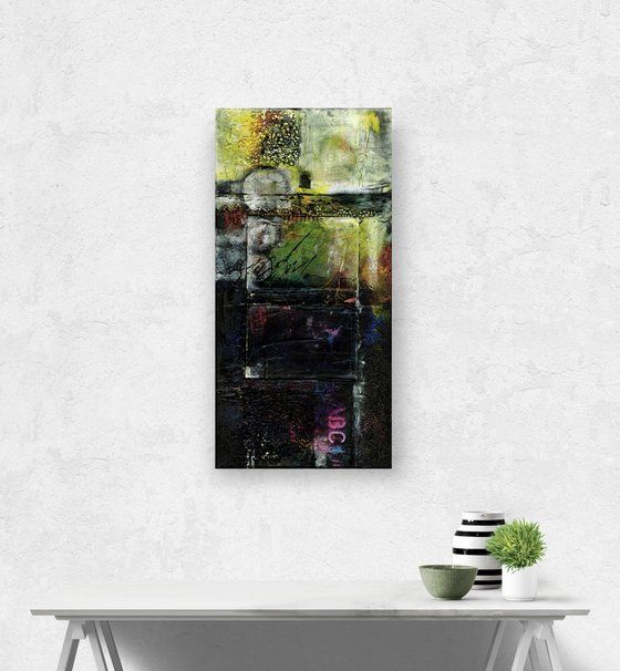 Mysterious Awakening- Textured Abstract art by Kathy Morton Stanion