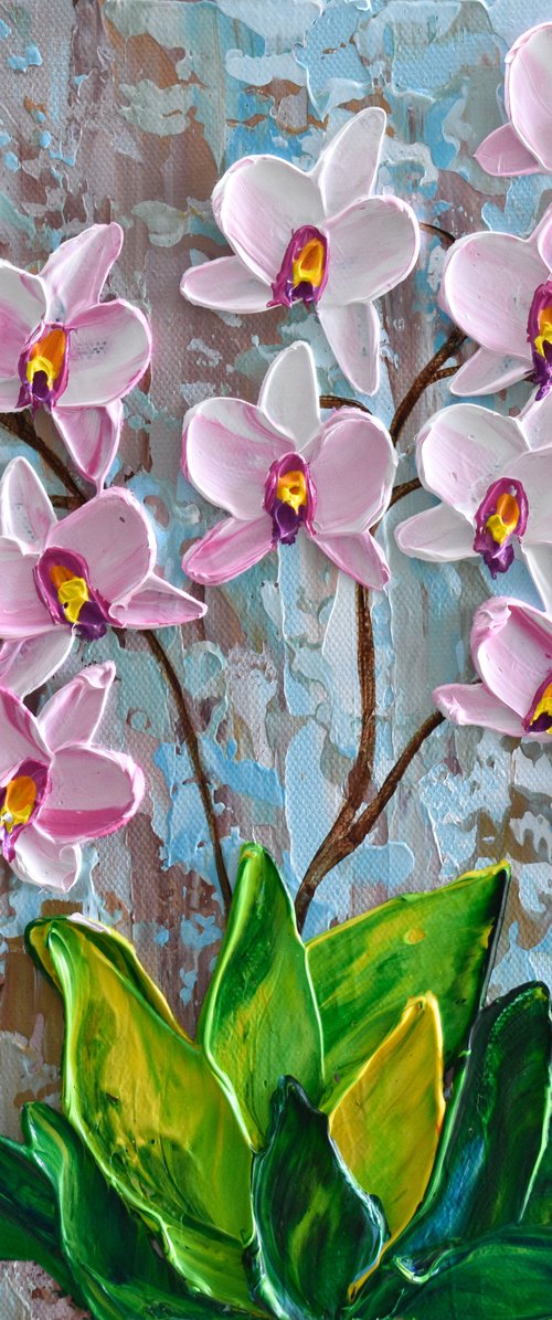 Pink Orchid III by Olga Tkachyk