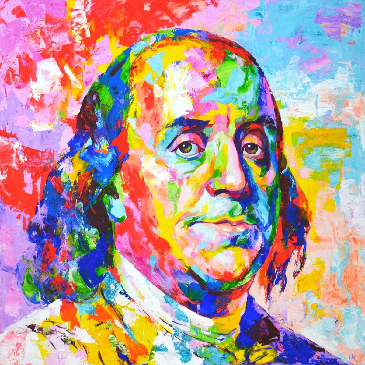 Benjamin Franklin by Iryna Kastsova