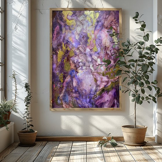 Textured Abstract Canvas Art