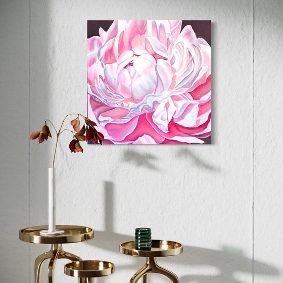 Pink peony