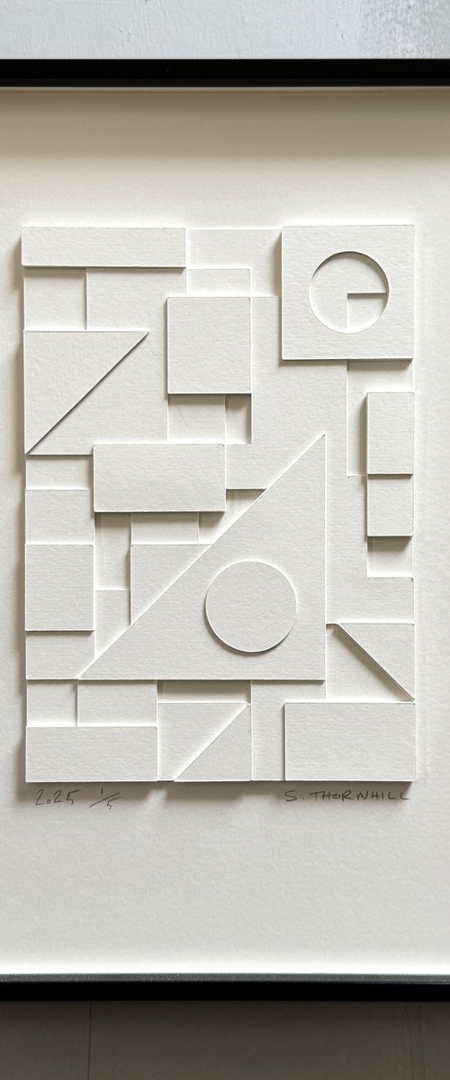 Handmade Paper Relief by Sean Thornhill