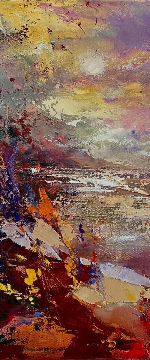 Crimson Sky by Ewa Czarniecka