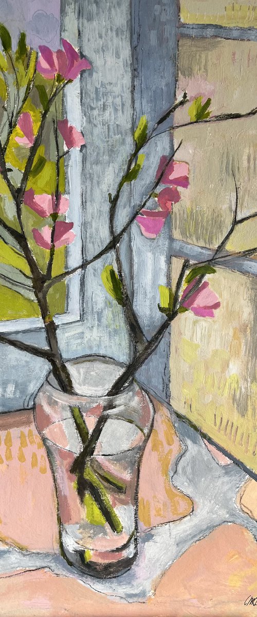 French pink blossom by Christine Callum  McInally