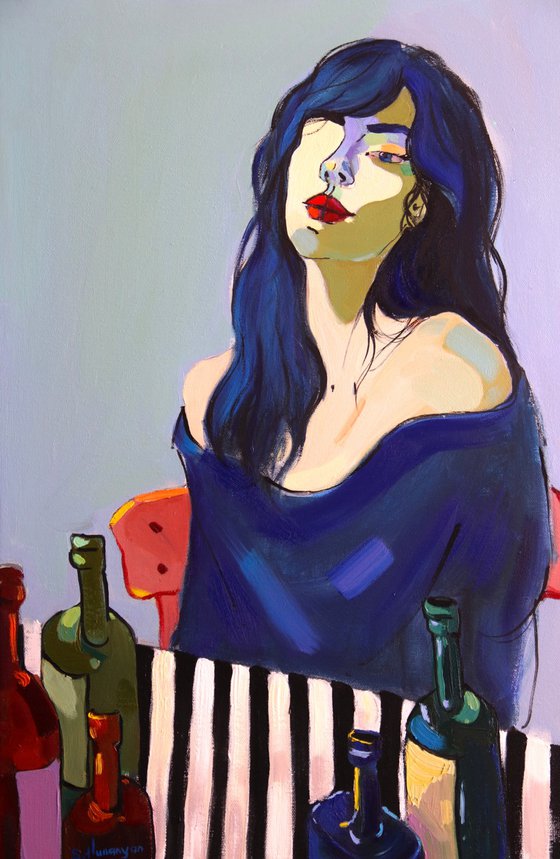 Blue girl