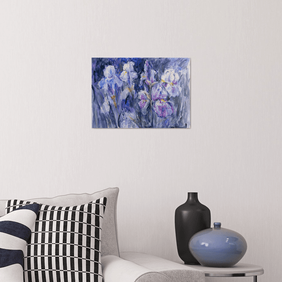 Flower power - Nighttime Irises #5