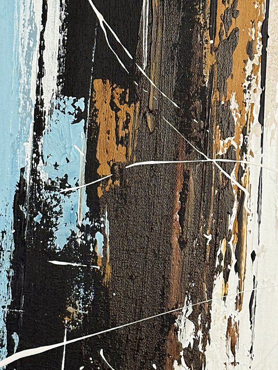 Ochre Divide in Blue and Stone