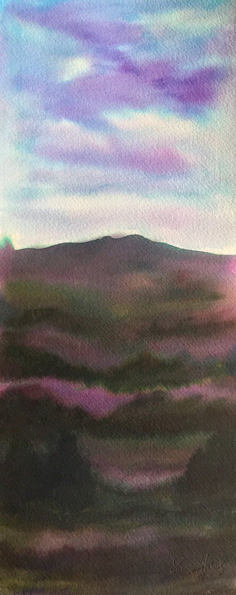 On the heath by Samantha Adams professional watercolorist