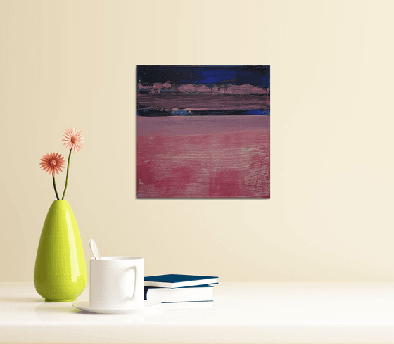 Abstract Blue and Pink