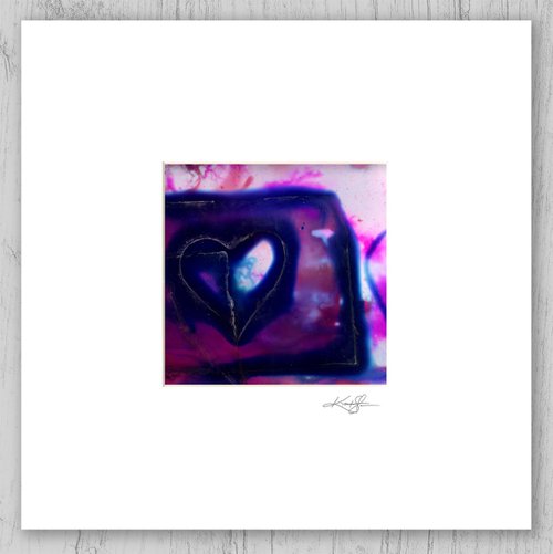 Matted Heart Art 6 by Kathy Morton Stanion