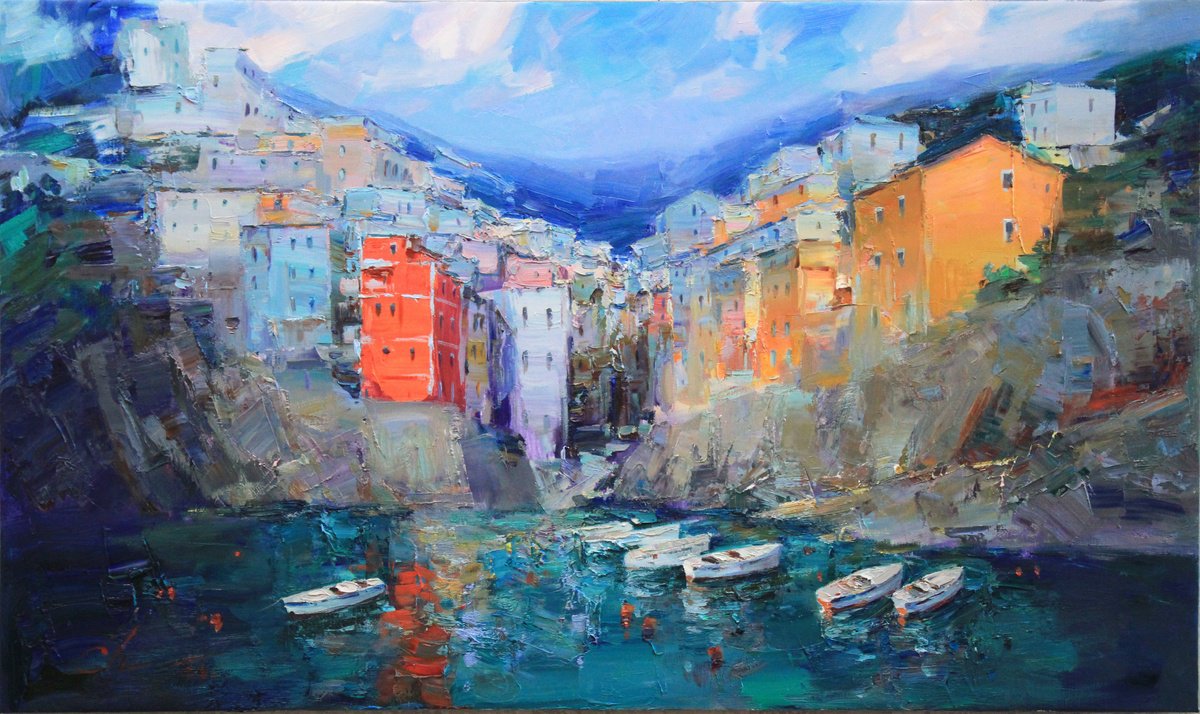 Riomaggiore by Sergei Chernyakovsky