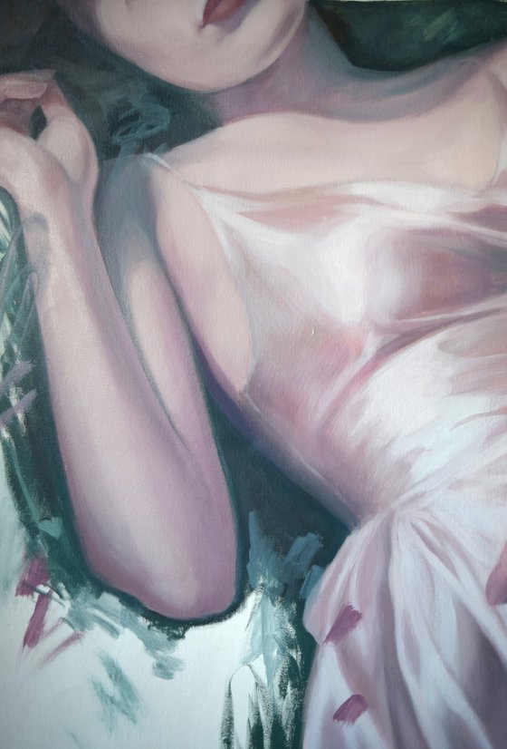 Woman lying down