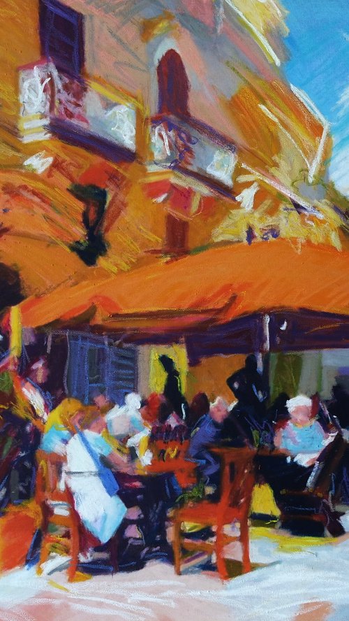 Cafe, Gozo by Paul Edmondson