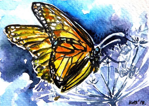 Butterfly - mini artwork by Kovács Anna Brigitta