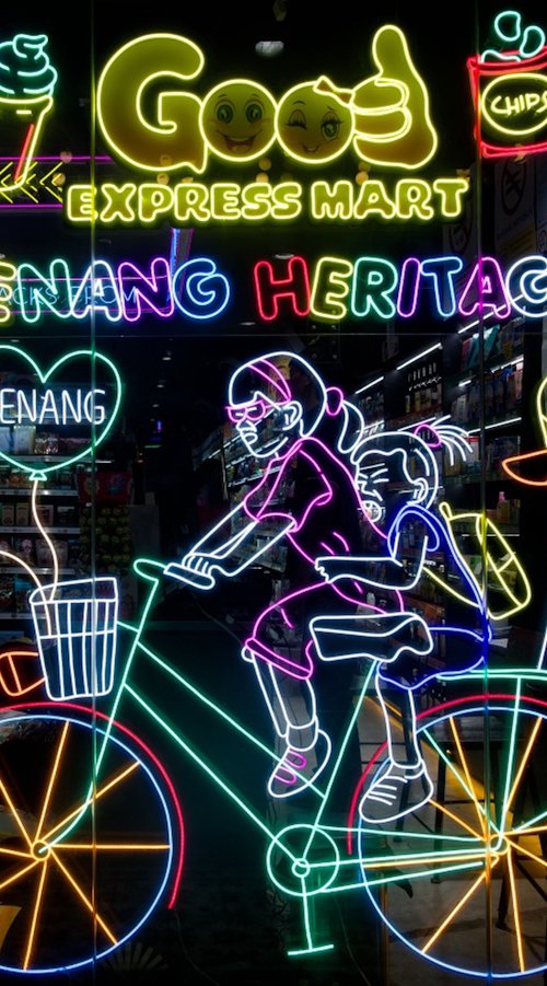 Neon Penang by Marc Ehrenbold