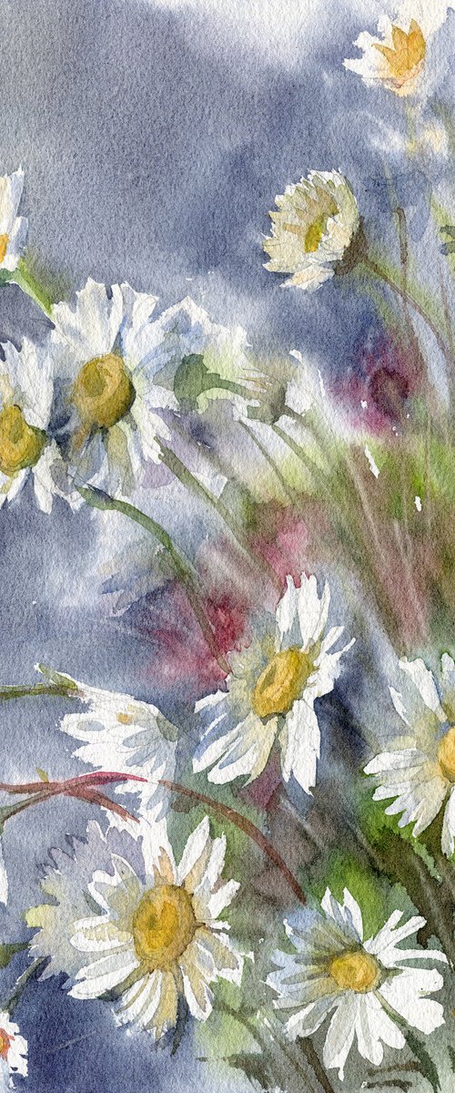 Summer bouquet with daisies by SVITLANA LAGUTINA