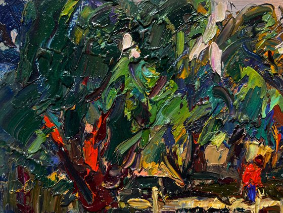 Willows by the river