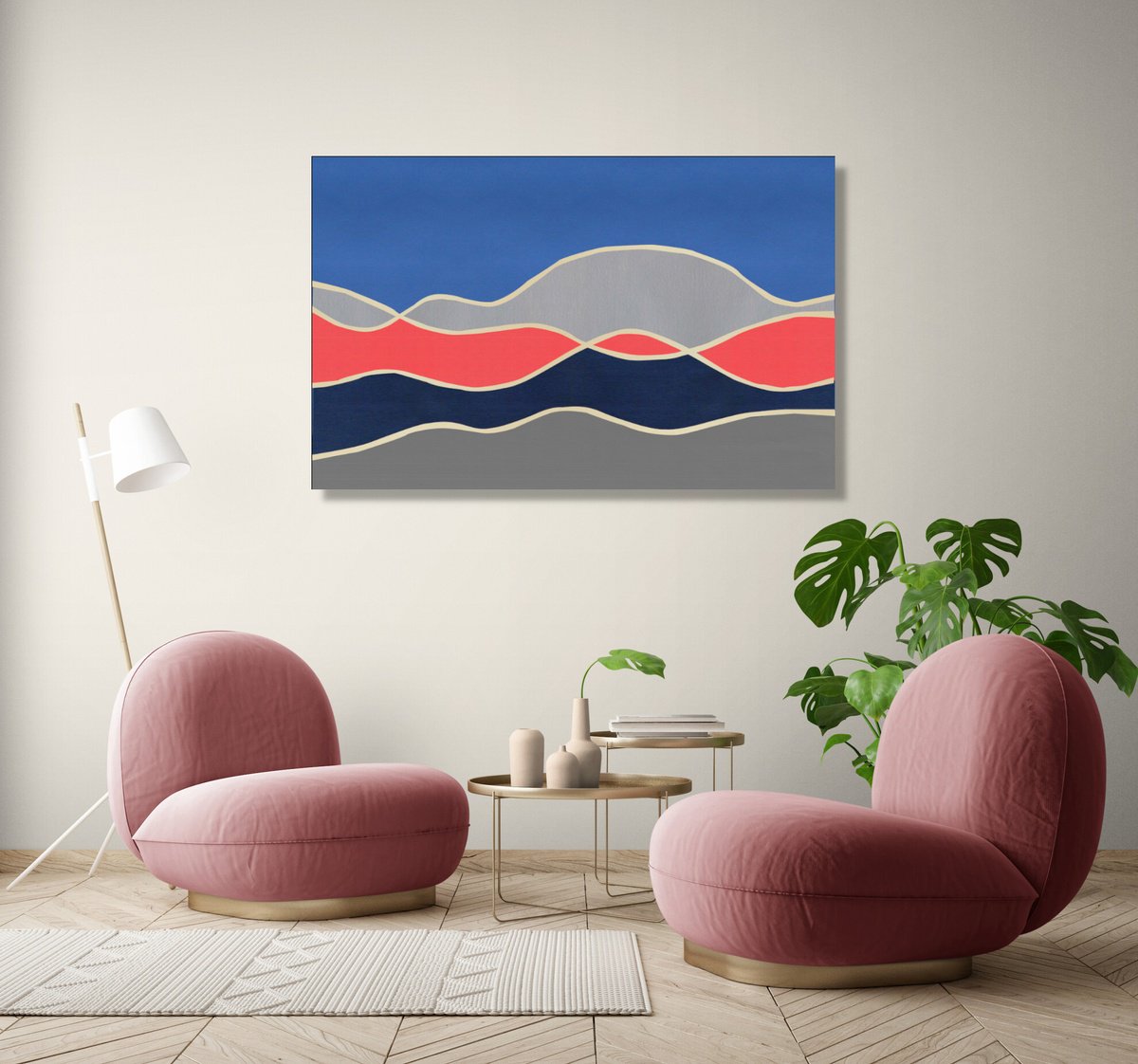  Abstract Landscape #23 By Marina Krylova, 43 X 28, Artwork For Sale On Artfinder