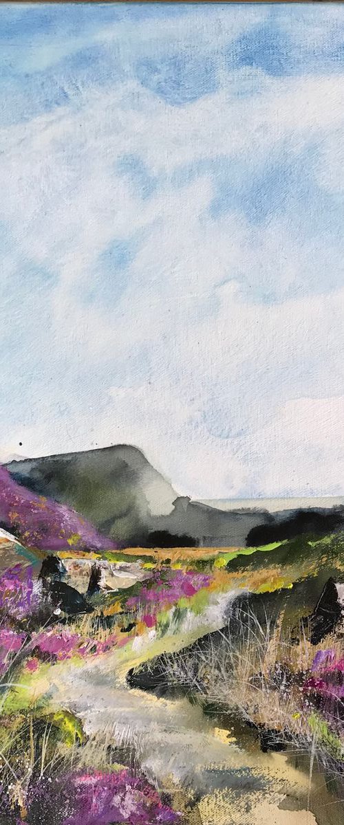 Heather Moors Landscape #02 by Luci Power