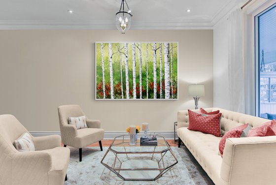 150 x 100cm luxury Painting in a beautiful gallery in New Zealand Painting + BOOK. AND CREATED IN night dream