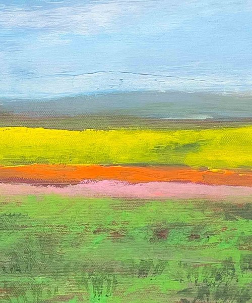 Ribbon Of Rapeseed by KM Arts