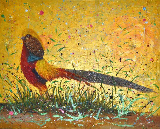 Pheasant on the catwalk - Large 100x81 cm