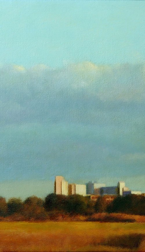 Land and Blue Clouds by KAZUHIKO