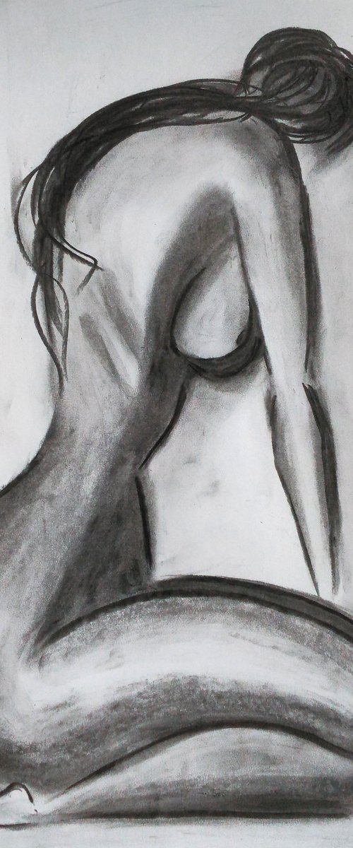 Woman Nude Art by Halyna Kirichenko