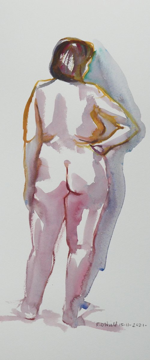 Standing female nude by Rory O’Neill