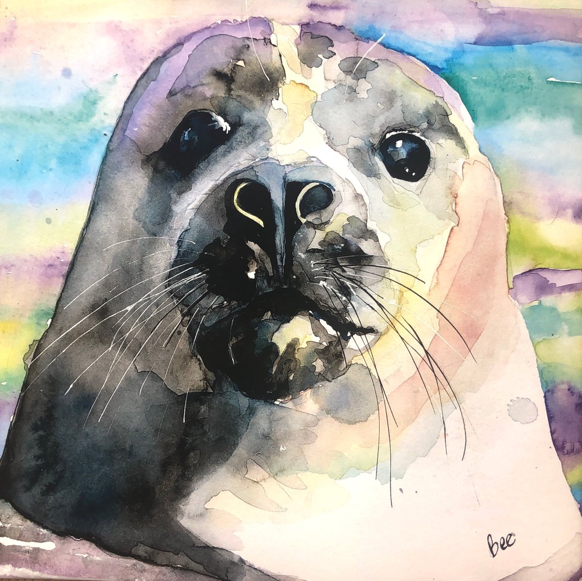 Happy Seal by Bee Inch