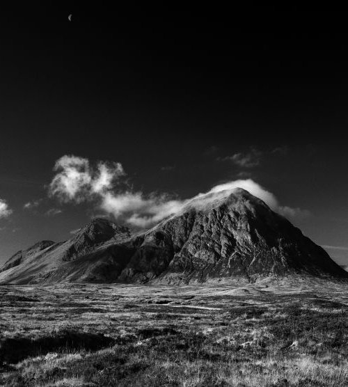 Buachaille & Moon Glencoe by Lindsay Robertson